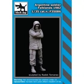  Black Dog F35086 Argentine soldier Falklands 1982 dioráma makett kiegészítő (1/35)