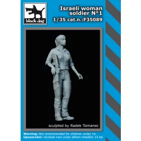   Black Dog F35089 Israeli woman soldier N °1 dioráma makett kiegészítő (1/35)