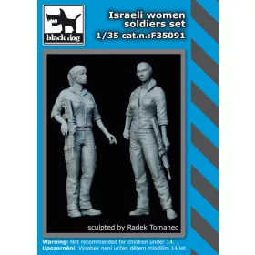   Black Dog F35091 Israeli woman soldiers set dioráma makett kiegészítő (1/35)