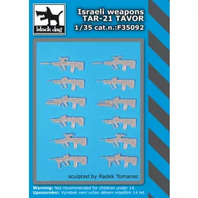   Black Dog F35092 Israeli weapons TAR-21 Tavor dioráma makett kiegészítő (1/35)