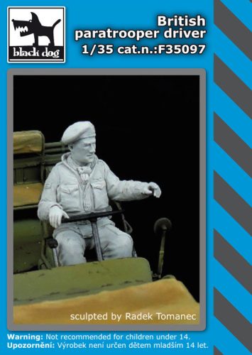 Black Dog F35097 British paratrooper driver dioráma makett kiegészítő (1/35)