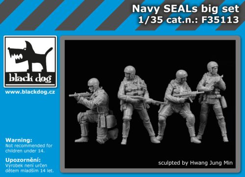 Black Dog F35113 Navy Seals big set dioráma makett kiegészítő (1/35)