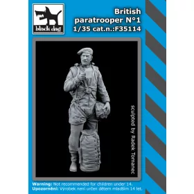   Black Dog F35114 British paratroper N°1 dioráma makett kiegészítő (1/35)