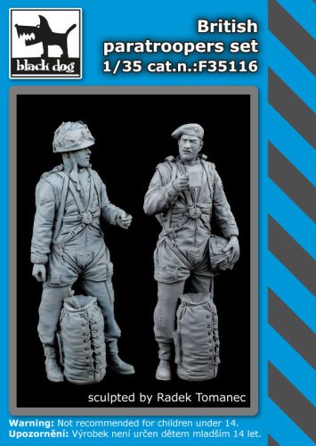 Black Dog F35116 British paratroper set dioráma makett kiegészítő (1/35)