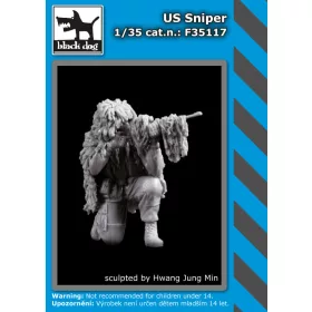   Black Dog F35117 US sniper dioráma makett kiegészítő (1/35)
