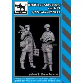  Black Dog F35122 British paratropers set dioráma makett kiegészítő (1/35)