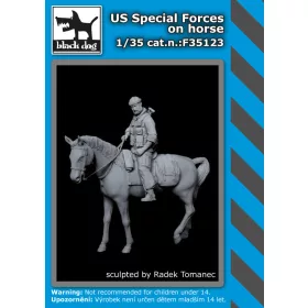   Black Dog F35123 US Special forces on horse dioráma makett kiegészítő (1/35)