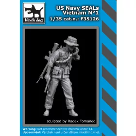   Black Dog F35126 US Navy SEALs Vietnam N°1 dioráma makett kiegészítő (1/35)