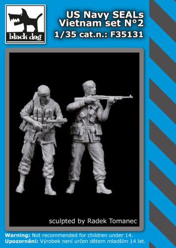 Black Dog F35131 US Navy SEALs Vietnam set N°2 dioráma makett kiegészítő (1/35)