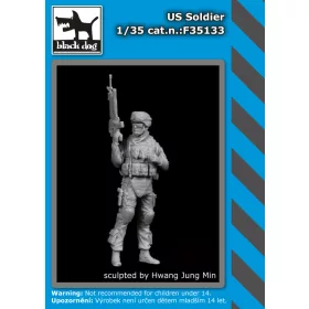  Black Dog F35133 US soldier in Afghanistan dioráma makett kiegészítő (1/35)