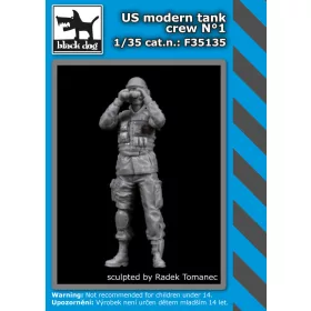   Black Dog F35135 US modern tank crew N°1 dioráma makett kiegészítő (1/35)