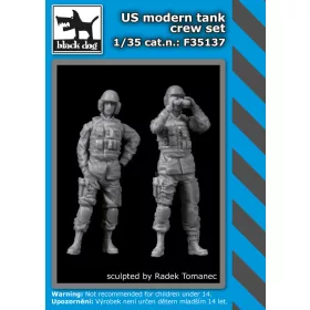   Black Dog F35137 US modern tank crew set dioráma makett kiegészítő (1/35)