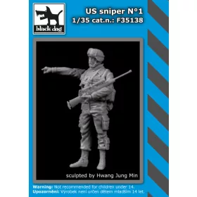   Black Dog F35138 US sniper N°1 dioráma makett kiegészítő (1/35)