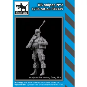   Black Dog F35139 US sniper N°2 dioráma makett kiegészítő (1/35)