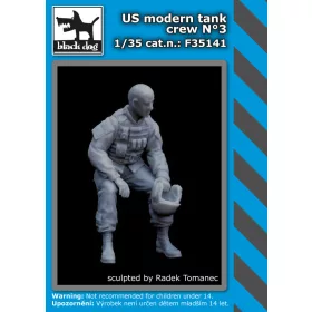   Black Dog F35141 US modern tank crew N°3 dioráma makett kiegészítő (1/35)