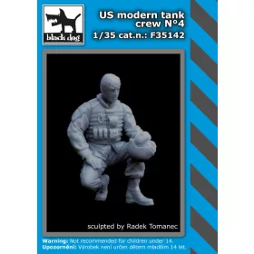   Black Dog F35142 US modern tank crew N°4 dioráma makett kiegészítő (1/35)