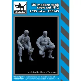   Black Dog F35143 US modern tank crew set N°2 dioráma makett kiegészítő (1/35)
