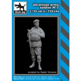   Black Dog F35144 Ukrainian army soldier N°1 dioráma makett kiegészítő (1/35)