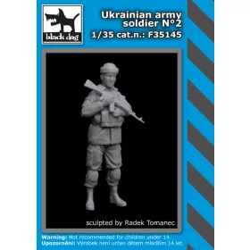   Black Dog F35145 Ukrainian army soldier N°2 dioráma makett kiegészítő (1/35)