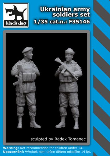 Black Dog F35146 Ukrainian army soldiers set dioráma makett kiegészítő (1/35)