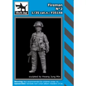   Black Dog F35148 Fireman N°2 dioráma makett kiegészítő (1/35)