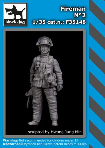 Black Dog F35148 Fireman N°2 dioráma makett kiegészítő (1/35)