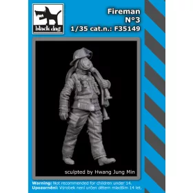   Black Dog F35149 Fireman N°3 dioráma makett kiegészítő (1/35)