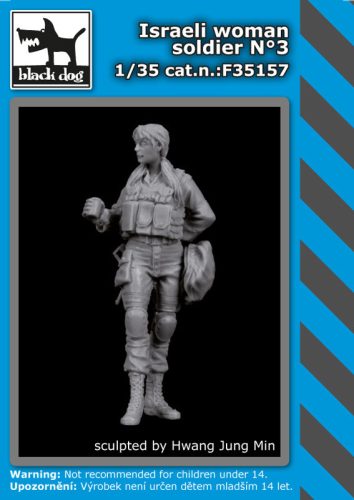 Black Dog F35157 Israeli woman soldier N°3 dioráma makett kiegészítő (1/35)