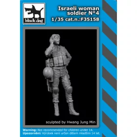   Black Dog F35158 Israeli woman soldier N°4 dioráma makett kiegészítő (1/35)