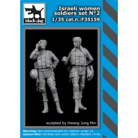   Black Dog F35159 Israeli women soldiers set N°2 dioráma makett kiegészítő (1/35)
