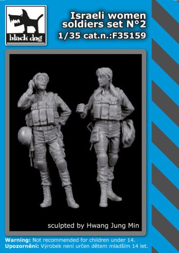 Black Dog F35159 Israeli women soldiers set N°2 dioráma makett kiegészítő (1/35)