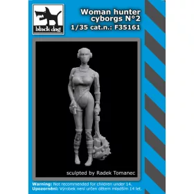   Black Dog F35161 Woman hunter cyborgs N°2 dioráma makett kiegészítő (1/35)