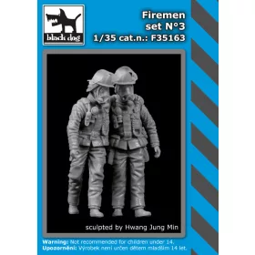   Black Dog F35163 Firemen set N°3 dioráma makett kiegészítő (1/35)
