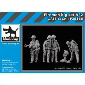   Black Dog F35166 Firemen big set N°2 dioráma makett kiegészítő (1/35)