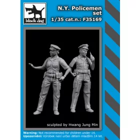   Black Dog F35169 N.Y. Policemen set dioráma makett kiegészítő (1/35)