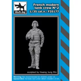   Black Dog F35177 French modern tank crew N°2 dioráma makett kiegészítő (1/35)