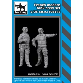   Black Dog F35178 French modern tank crew set dioráma makett kiegészítő (1/35)