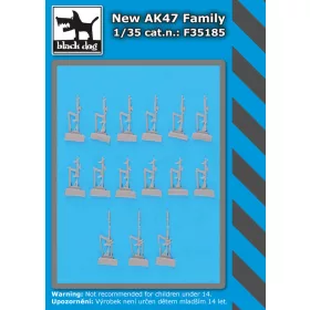   Black Dog F35185 New AK 47 family dioráma makett kiegészítő (1/35)