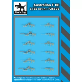   Black Dog F35193 Australian F 88 dioráma makett kiegészítő (1/35)