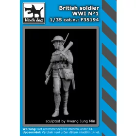   Black Dog F35194 British soldier WW I N°1 dioráma makett kiegészítő (1/35)