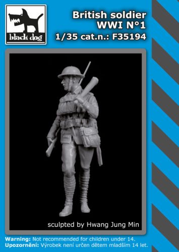 Black Dog F35194 British soldier WW I N°1 dioráma makett kiegészítő (1/35)