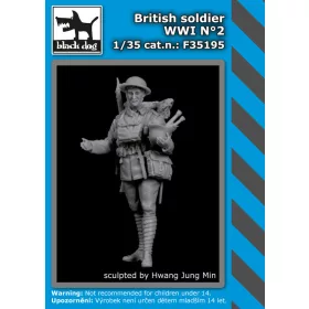   Black Dog F35195 British soldier WW I N°2 dioráma makett kiegészítő (1/35)