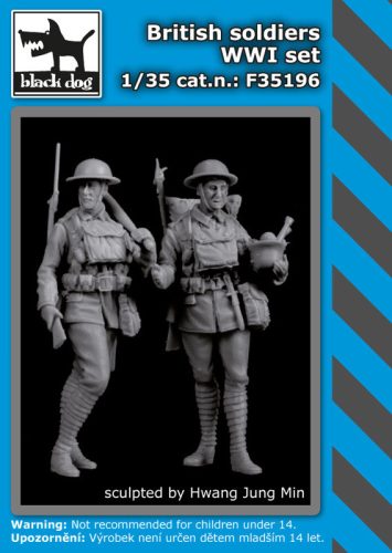 Black Dog F35196 British soldiers WW I set dioráma makett kiegészítő (1/35)