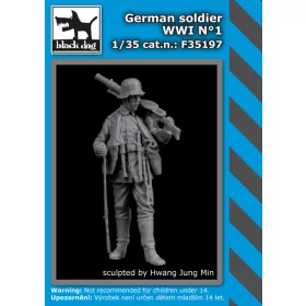   Black Dog F35197 German soldier WW I N°1 dioráma makett kiegészítő (1/35)