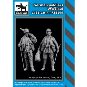   Black Dog F35199 German soldiers WW I set dioráma makett kiegészítő (1/35)