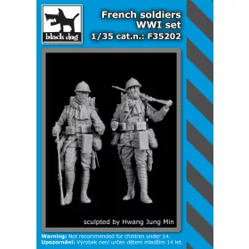   Black Dog F35202 French soldiers WW I set dioráma makett kiegészítő (1/35)