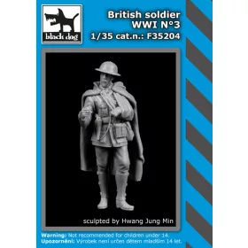   Black Dog F35204 British soldier WW I N°3 dioráma makett kiegészítő (1/35)