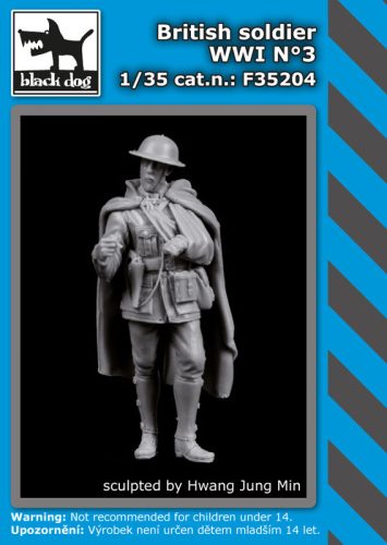 Black Dog F35204 British soldier WW I N°3 dioráma makett kiegészítő (1/35)