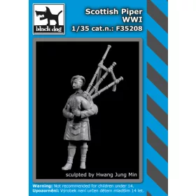   Black Dog F35208 Scottish piper WW I dioráma makett kiegészítő (1/35)