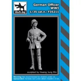   Black Dog F35211 German officer WW I dioráma makett kiegészítő (1/35)